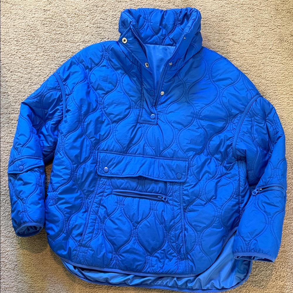 Women’s Blue Quilted Jacket